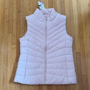 Totto Light Pink Puffer Vest